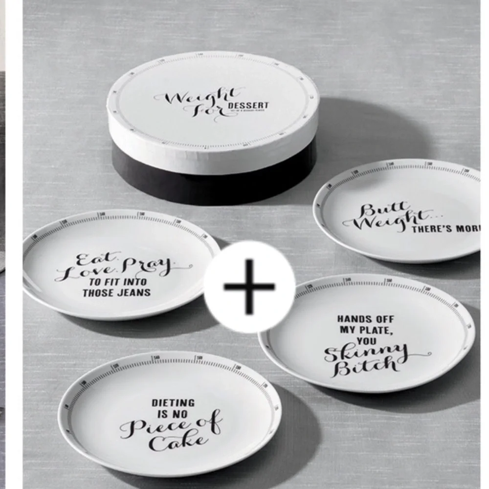 Z Gallerie Weight for Dessert Plate Set